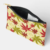 JAPANSE ESDOORNBLAD PATROON IN CREME ETUI (Open)