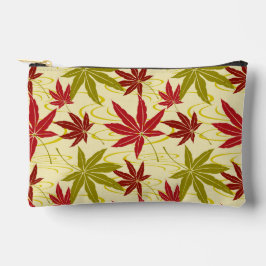 JAPANSE ESDOORNBLAD PATROON IN CREME ETUI