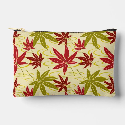 JAPANSE ESDOORNBLAD PATROON IN CREME ETUI (Voorkant)