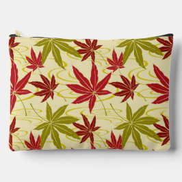 JAPANSE ESDOORNBLAD PATROON IN CREME ETUI