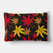 JAPANSE ESDOORNBLAD PATROON IN ZWART ETUI (Achterkant)