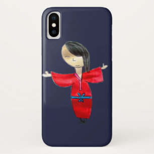 Japanse esecute rode kimono schatbare kunst Case-Mate iPhone case
