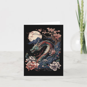 Japanse Esthetische Draak Japanse Kunst Japan Tatt Kaart
