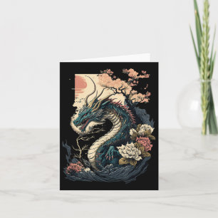 Japanse Esthetische Draak Japanse Kunst Japan Tatt Kaart