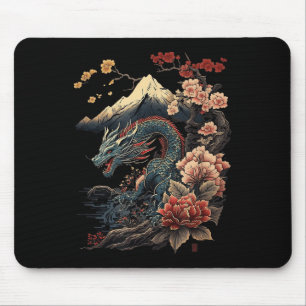 Japanse Esthetische Draak Japanse Kunst Japan Tatt Muismat