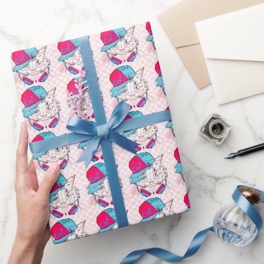 Japanse esthetische Kawaii kat inpakpapier (Geschenken)