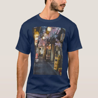 Japanse esthetische kunstschilderingen, slijtagere t-shirt