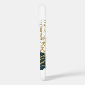 Japanse esthetische oceaangolven iPhone cover (Achterkant / Links)