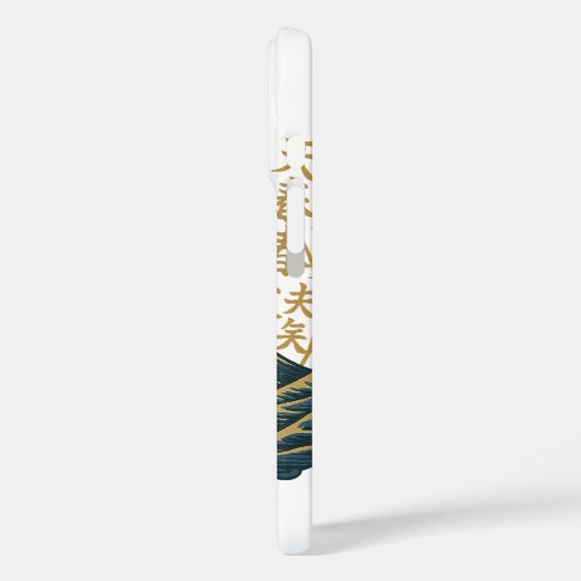 Japanse esthetische oceaangolven iPhone cover (Achterkant / Links)