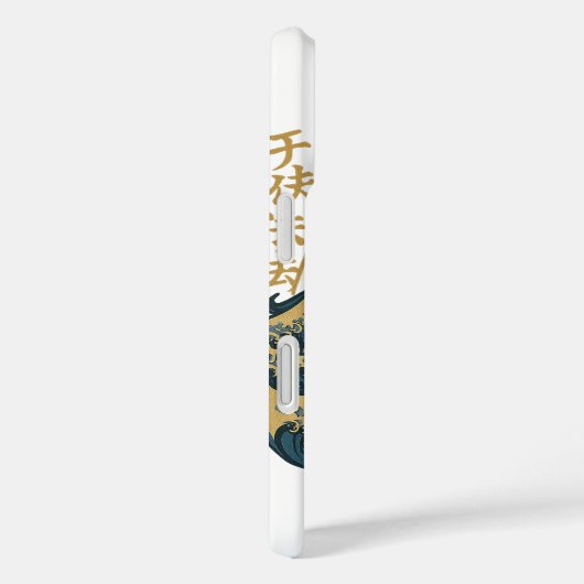 Japanse esthetische oceaangolven iPhone cover (Achterkant / Rechts)