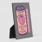 Japanse esthetische perziksap Drink Japan-Lov Fotoplaat (Zijkant)