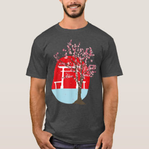 Japanse esthetische roze lasterbloem Sakura Japan  T-shirt