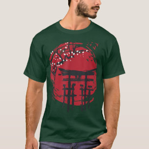 Japanse esthetische Sakura Japan vlag Japans T-shirt