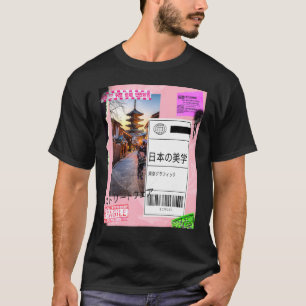Japanse esthetische streetkleding t-shirt