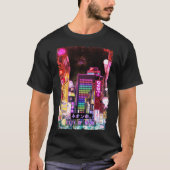 Japanse esthetische stroetkleding Tokyo City Night T-shirt (Voorkant)