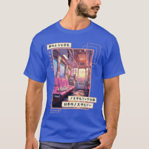 Japanse Esthetische Subway Streetwear Vaporwave Re T-shirt