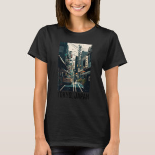 Japanse esthetische Tokyo Vaporwave Japan Lofi Fas T-shirt