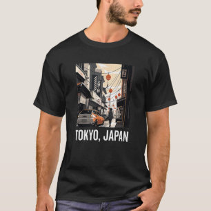 Japanse esthetische Tokyo Vaporwave Japan Lofi Fas T-shirt