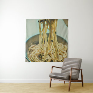 Japanse Eten Ramen Liefhebbers Wandkleed