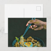 Japanse Etenliefhebbers Briefkaart (Voorkant / Achterkant)