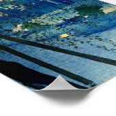  Japanse Evening Woodblock Art Ukiyo-E Poster (Hoek)