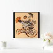 Japanse fairytale de Mus van de Besnoeiing van de Vierkante Klok (Huis)