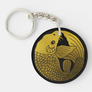 Japanse familie Crest-Carp Sleutelhanger