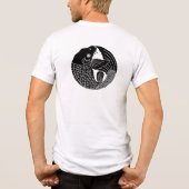 Japanse familie Crest-Carp Tri-Blend Shirt (Achterkant)