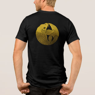 Japanse familie Crest-Carp Tri-Blend Shirt