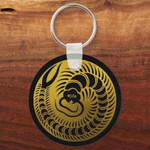 Japanse familie Crest-Centipede Sleutelhanger