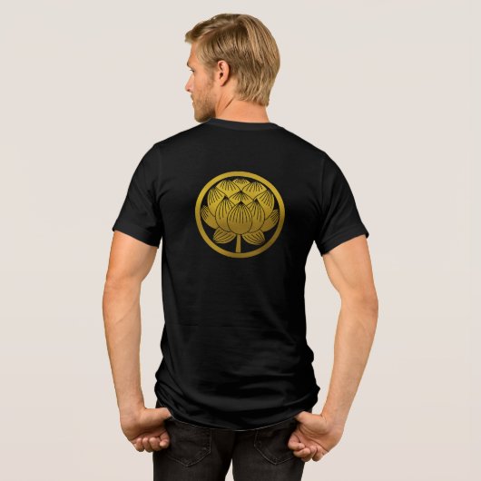 Japanse familie Crest-Lotus Tri-Blend Shirt (Achterkant volledig)