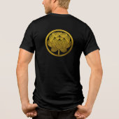 Japanse familie Crest-Lotus Tri-Blend Shirt (Achterkant)