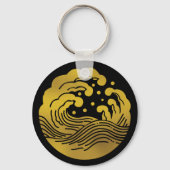 Japanse familie Crest-Wave Sleutelhanger (Achterkant)