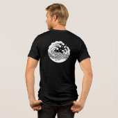 Japanse familie Crest-Wave Tri-Blend Shirt (Achterkant volledig)
