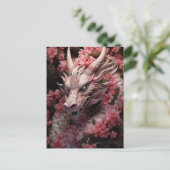 Japanse Fantasy Dragon Briefkaart (Staand voorkant)