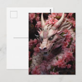 Japanse Fantasy Dragon Briefkaart (Voorkant / Achterkant)
