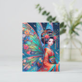 Japanse fee briefkaart (Staand voorkant)