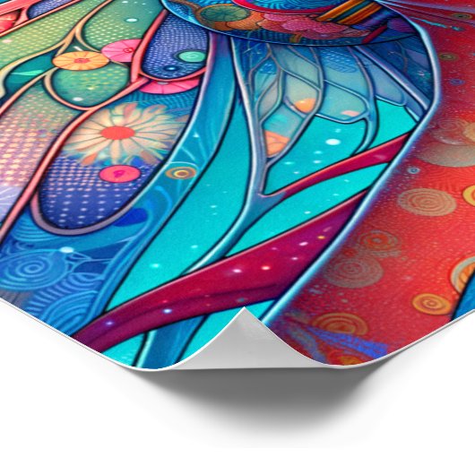 Japanse fee poster (Hoek)