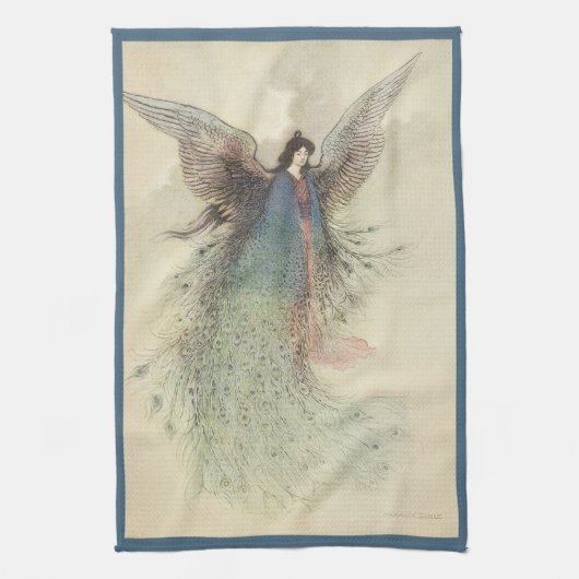  Japanse feiale Tale, de Moon Maiden Theedoek (Verticaal)