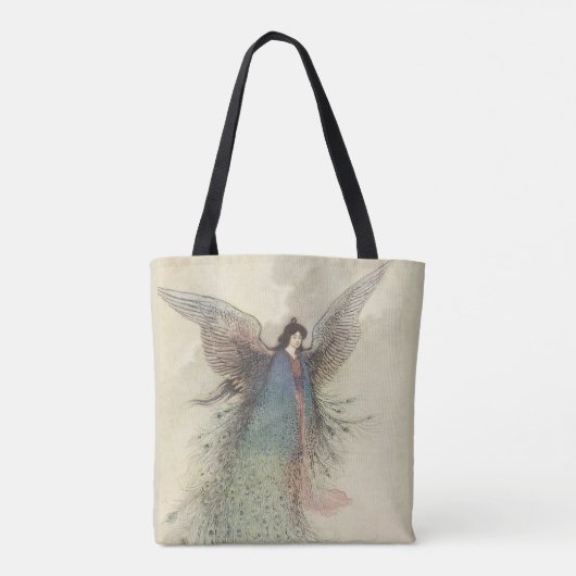  Japanse feiale Tale, de Moon Maiden Tote Bag (Achterkant)