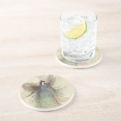  Japanse feiale Tale, de Moon Maiden Zandsteen Onderzetter (Zijkant)