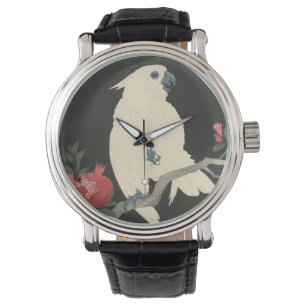  Japanse fijne kunst   Cockatau Horloge
