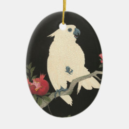 Japanse fijne kunst | Cockatau Keramisch Ornament