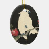  Japanse fijne kunst | Cockatau Keramisch Ornament (Achterkant)