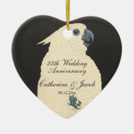 Japanse fijne kunst | Cockatau Keramisch Ornament