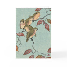  Japanse fijne kunst - groene vogels