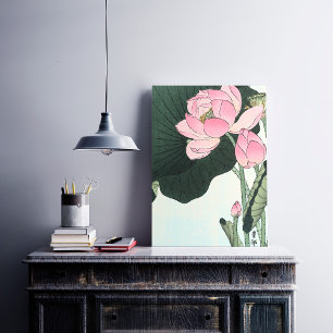  Japanse fijne kunst Lotus Flower Poster