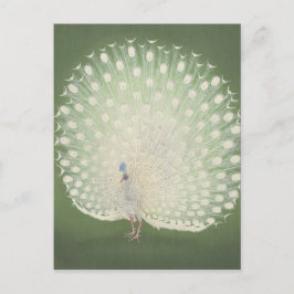 Japanse fijne kunst | Peacock Briefkaart