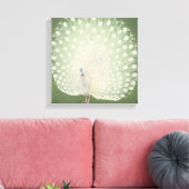  Japanse fijne kunst | Peacock Canvas Afdruk (Insitu (Woonkamer))
