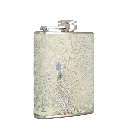  Japanse fijne kunst | Peacock Heupfles (Rechts)